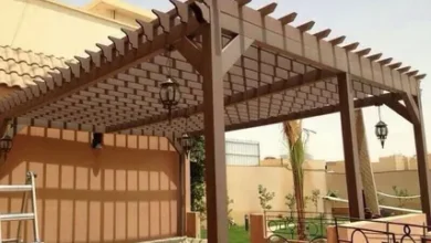 مظلات مداخل فلل بالرياض